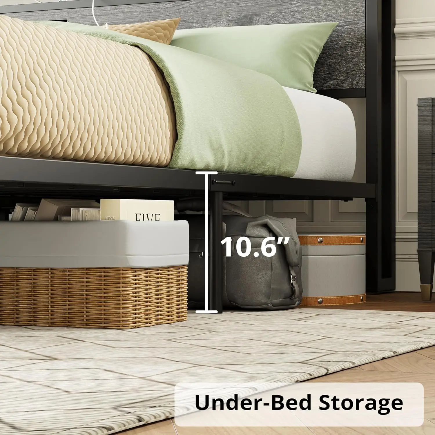 California King Storage Bed Frame 6