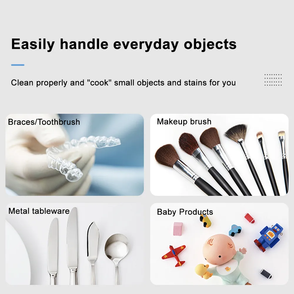 Home Appliance Tragbare Professionelle Hohe Frequenz Vibration 360 Grad Reinigung Maschine Schmuck Brillen Uhren Reiniger