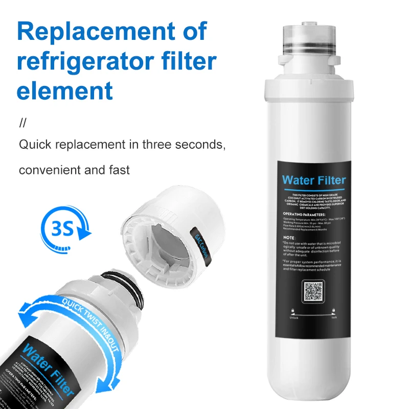 NEW K5 2pcs Replacement  filter Scale inhibition Carbon filter for Instant boiling Hot water Tap Filter