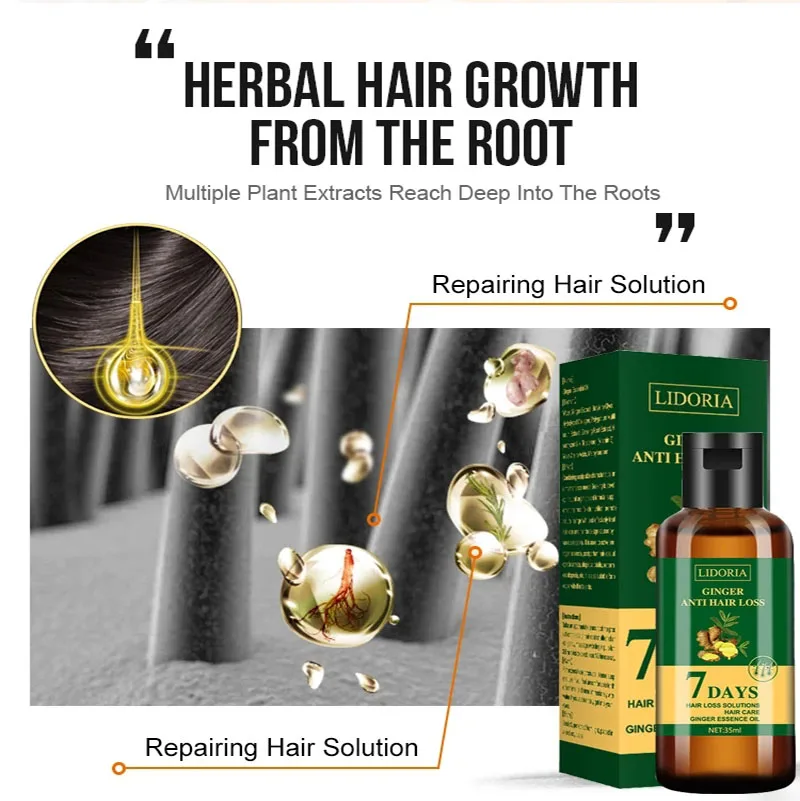 Hair Care Hair Growth Essential Oils Essence Original Authentic 100% Hair Loss Liquid Health Care Beauty Dense Hair Growth Serum