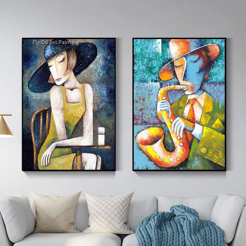 100% Handmade Oil Painting Picasso Famous Painting Canvas Art Wall Picture for Living Room Decoration Abstract Home Decor
