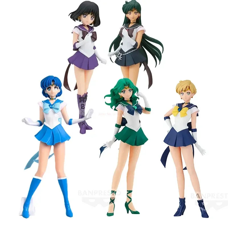 

Original Bandai Anime Toy Sailor Moon Meiou Setsuna Sailor Saturn Sailor Neptune Sailor Uranus Sailor Mercury Action Figure Doll