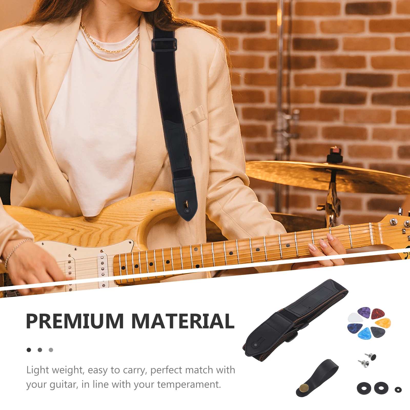 

Guitar Strap Straps Acoustic Shoulder Electric Classical Supplies Musical Instrument