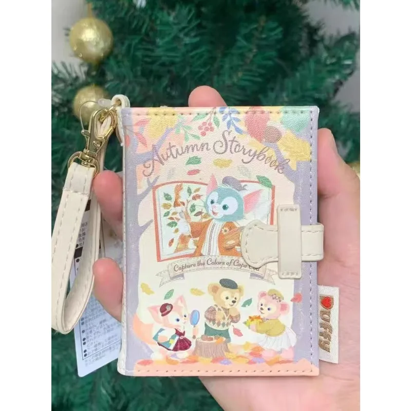 Disney LinaBell Gelatoni animation peripheral cartoon cute bag decoration pendant PU short change ID storage bag holiday gift