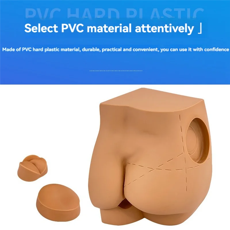 ABFM-Modelo anatômico do simulador de injeção intramuscular da articulação do quadril humano, punção do cuidado das nádegas, recursos de ensino