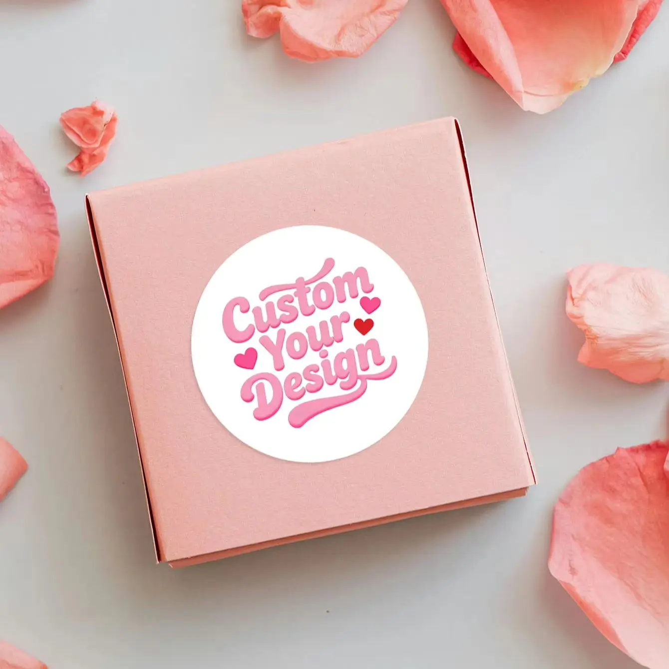 1‑120Pcs Custom Round Stickers, Personalized Photo, Logo & Text Labels for Scrapbook, Journal & Album Embellishment