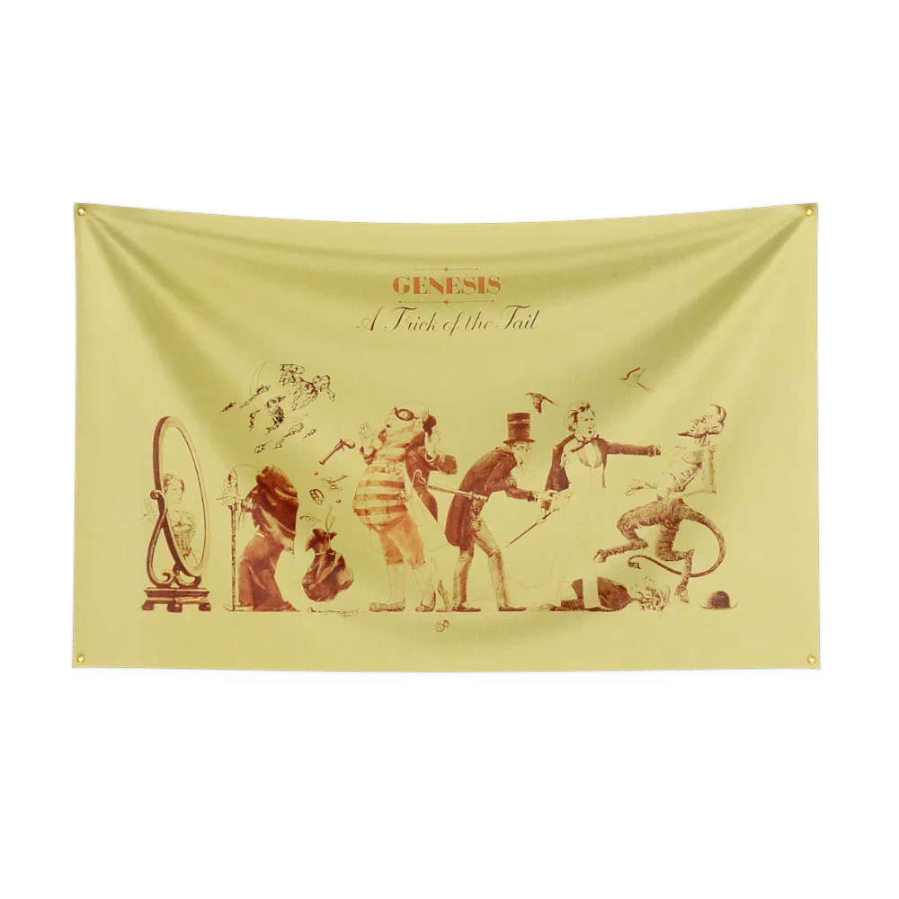 Music Band Flag for G-Ge-ne-si-s Fans Banner campaign gathering apartment porch Decor backdrop