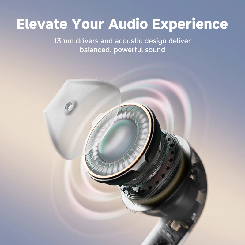 سماعات أذن Edifier W200T True اللاسلكية بتقنية البلوتوث 5.4 سماعات أذن شبه داخل الأذن TWS سماعات أذن بلوتوث مع عمر بطارية 32 ساعة