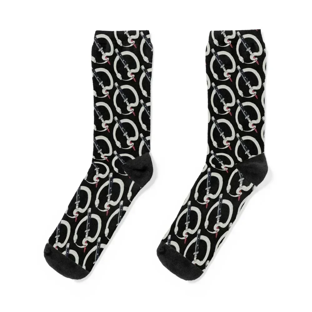 

Original Qotsa snake , Queens Of The Stone Age Socks New year's Men's compression kawaii Women Socks Men's