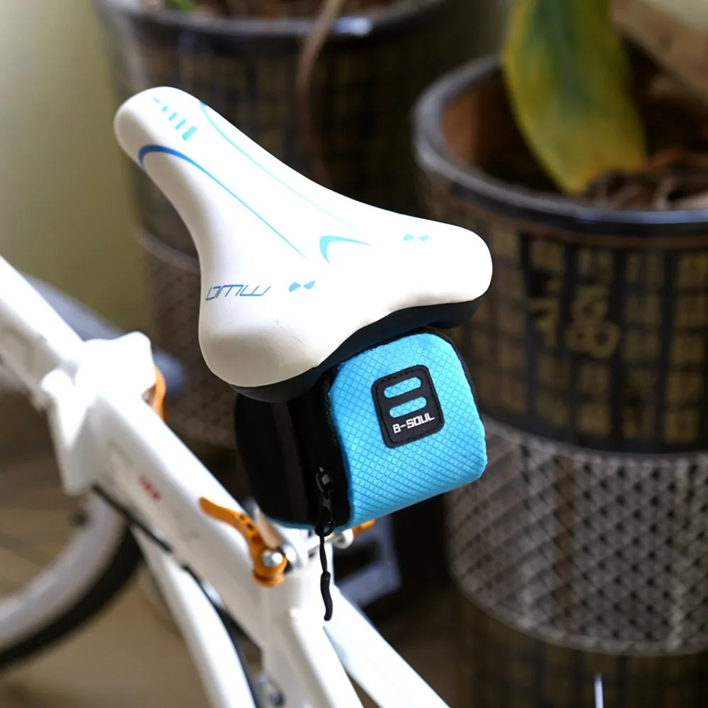 

Polyester Bike Saddle Bag Easy Disassemble Lightweight Bike Saddle Packs Portable Easy Installation Bike Saddle Pouch