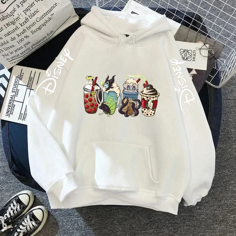 Disney villanos Queen Sudadera con capucha para mujer, ropa informal Y2k, sudaderas con capucha para mujer, ropa para mujer Y2k