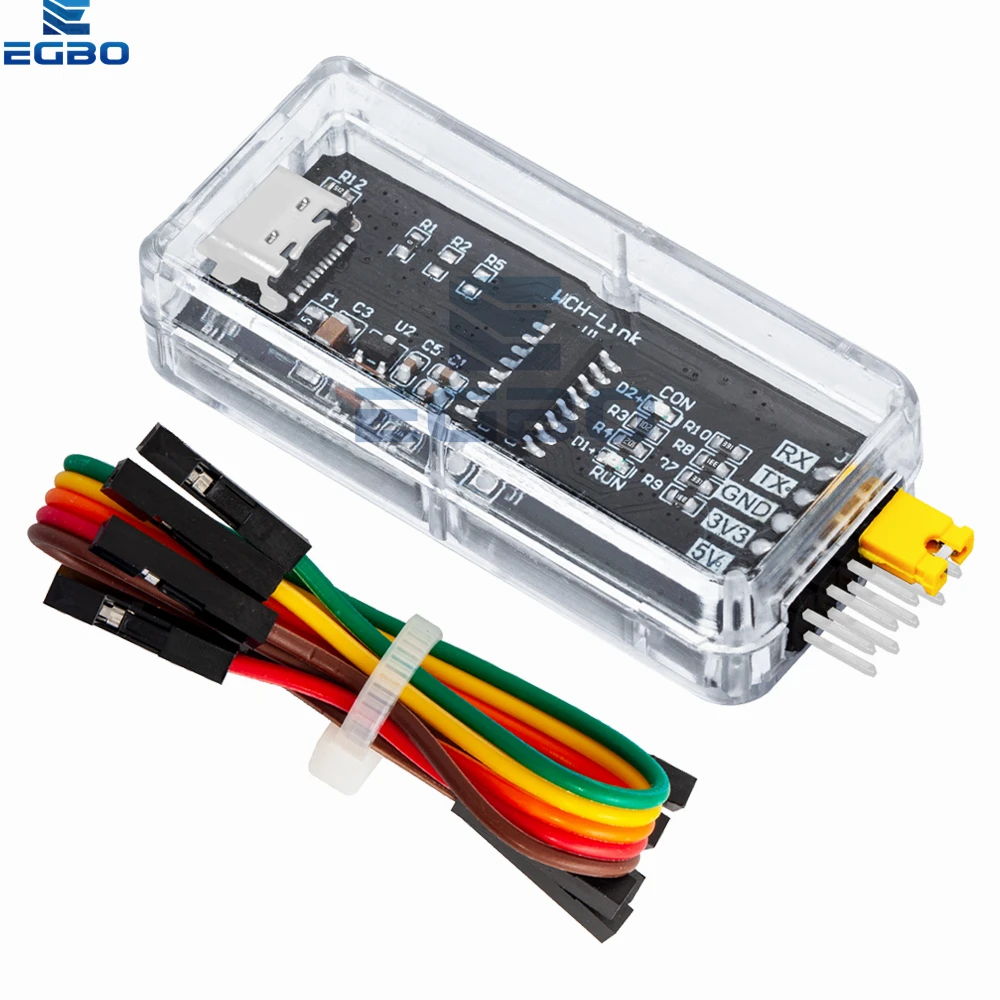 3.3V 5V WCH-Link 에뮬레이터 CMSIS-DAP 다운로드 유형-C 디버그 RISC-V 온라인 SWDTTL ARM 칩 프로그래밍 유형-c