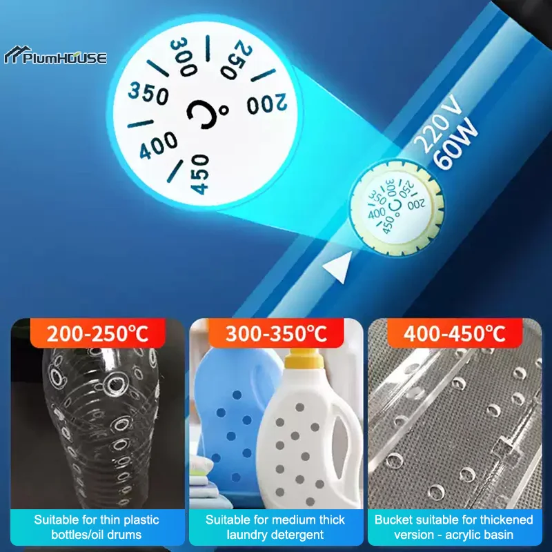 

Набор для пайки 60 Вт: паяльник для ремонта печатных плат, регулируемая температура, инструменты для пайки