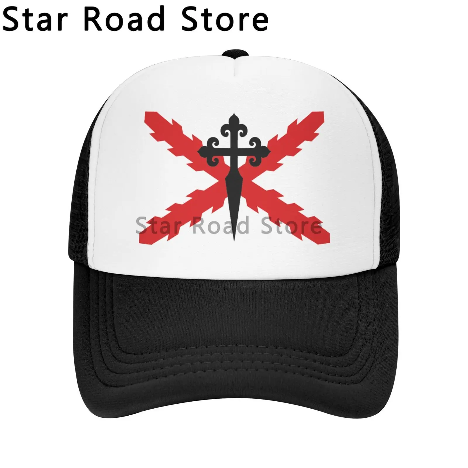 Spanish Empire Baseball Caps Spain Hats Imperio Travel Burgundy Hispanic Catholic Monarchy Cross Flags hat Men Male Trucker Cap