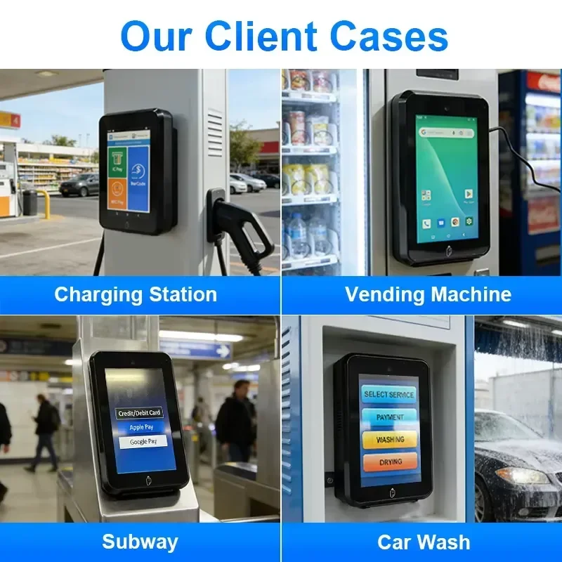 CM30 Full Touch Contactless Terminal for Automatic Car Wash Machines Commercial Intelligent 24 Hour Payment Self Service