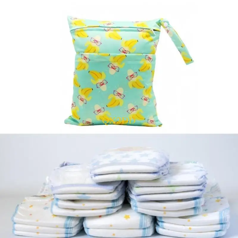 QX2D Multifunctional Baby Diaper Bag Organiser Case Safe and Breathable Storage Handbag Lightweight Travel Nappy