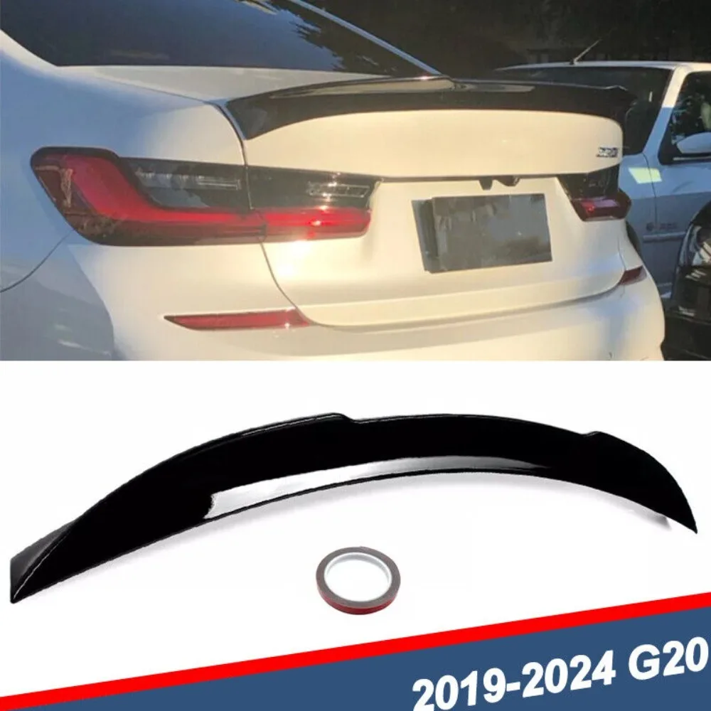 

For 2019-2024 BMW G20 M340i G80 M3 AC Style Rear Trunk Spoiler Wing Gloss Black United States