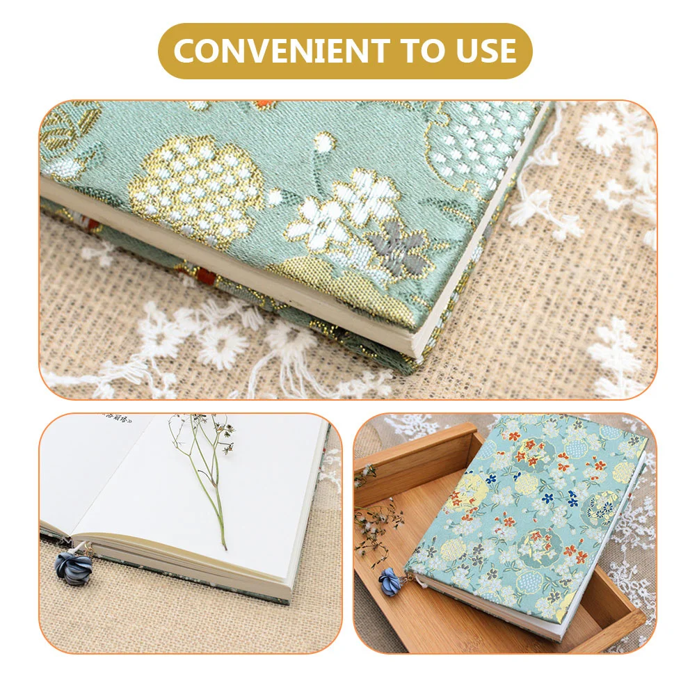 Cloth Book Cover Decorative Notebook Cover Practical Cloth Book Sleeve Adjustable Book Protector