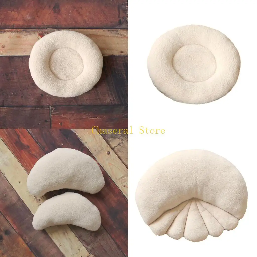 E7CE Infant Baby Photo Taking Posing Pillow Basket Filler Photo Prop Cushion Newborn Photography Assistant Blanket Pad