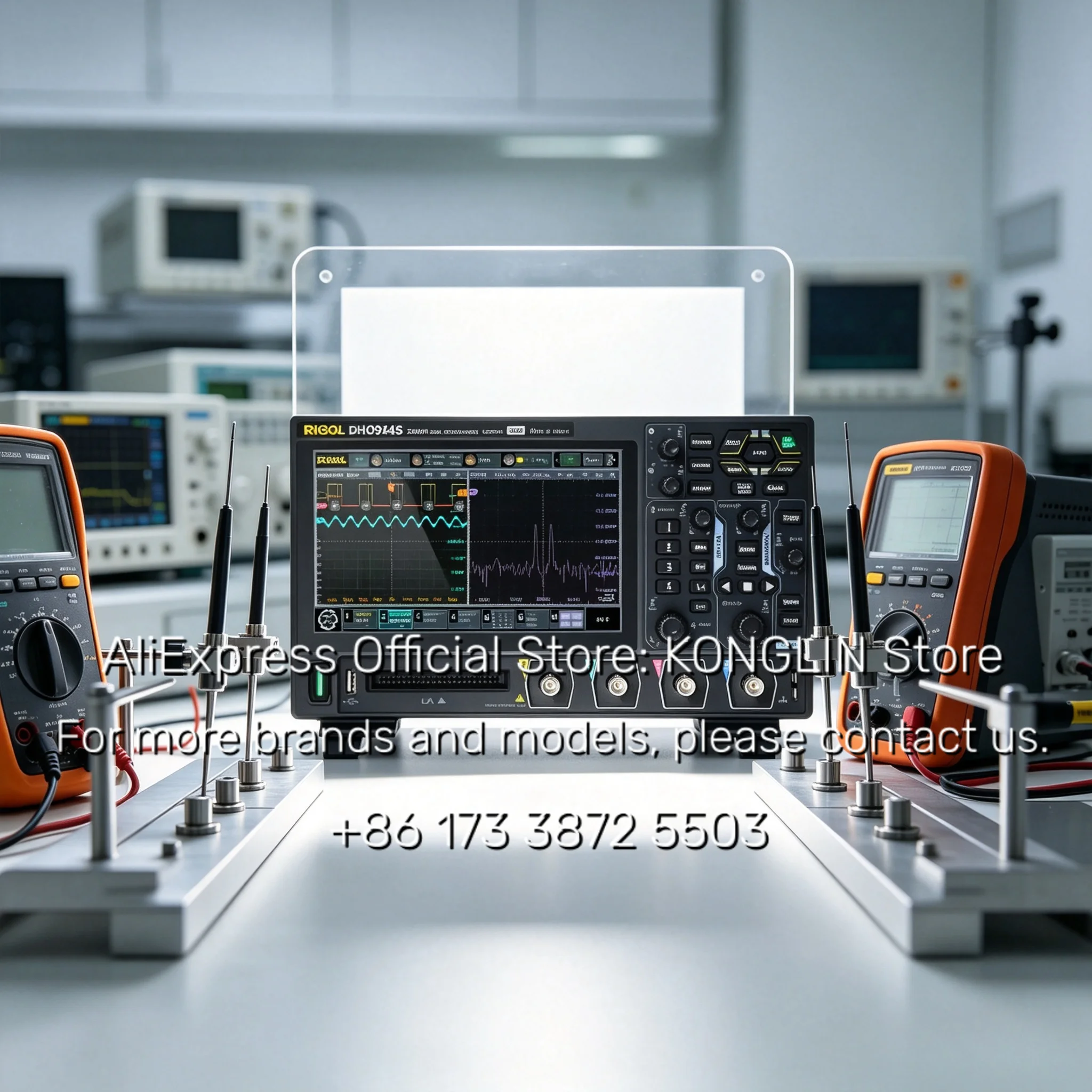 Original New RIGOL DHO914 4Channel 125MHz Digital Oscilloscope 12 Bit 1.25GSa/Sec 50MPts Depth DHO924 DHO924S DHO914S