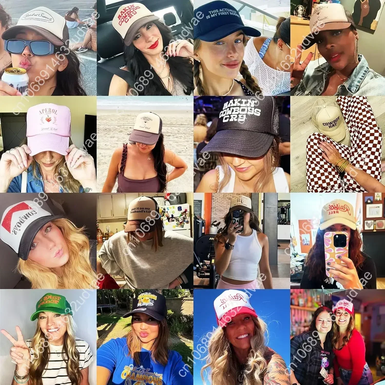 Mama Gang Vintage Trucker Hat | for Moms & Mothers Day | Premium Snapback Baseball Hat for Men & Women
