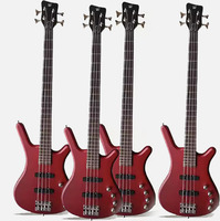 Bass Guitar 4 String Alder Wood Body High Quality SS Passive Pickup 24 Frets Electric Bass