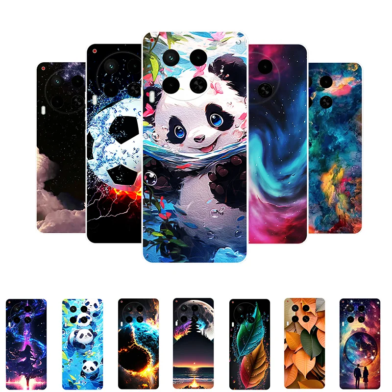 Case For Tecno Camon 30 4G Cute Panda Shockproof Silicone Cover For Tecno Camon 30 CL6 CL6k Bumper Camon30 Coque Funda