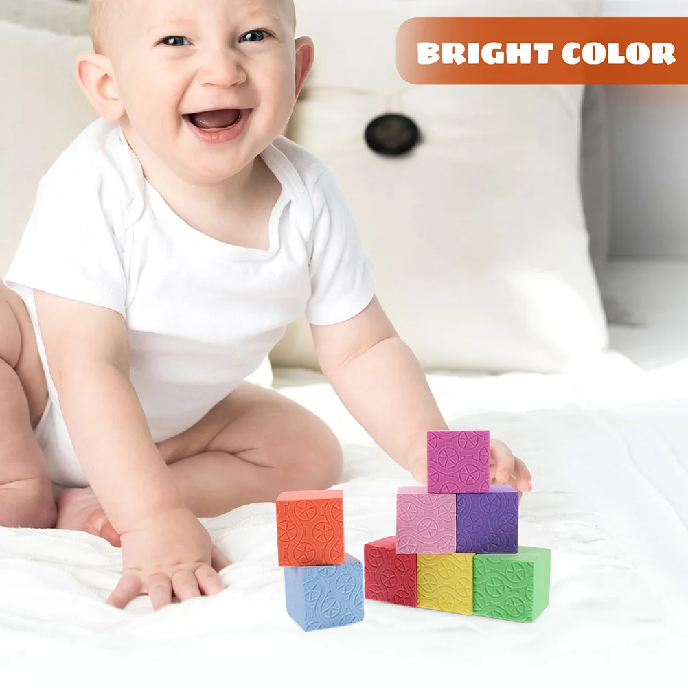 50 Pcs Cube Teaching Aids Foam Building Blocks Colorful Learning Small Kids Educational Toy