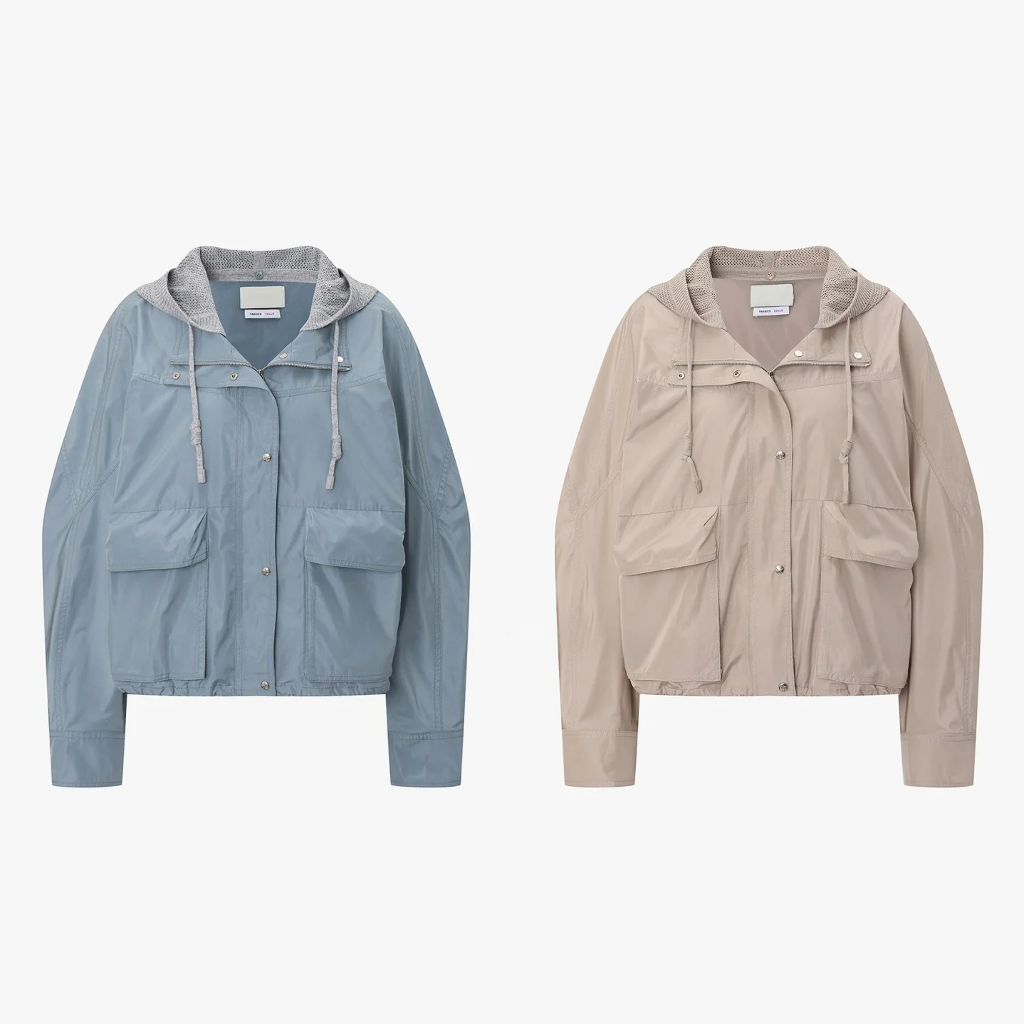 

Женская корейская куртка-жакет с отстегивающимся капюшоном, на молнии, универсальная, приталенная, для повседневной носки, с длинными рукавами