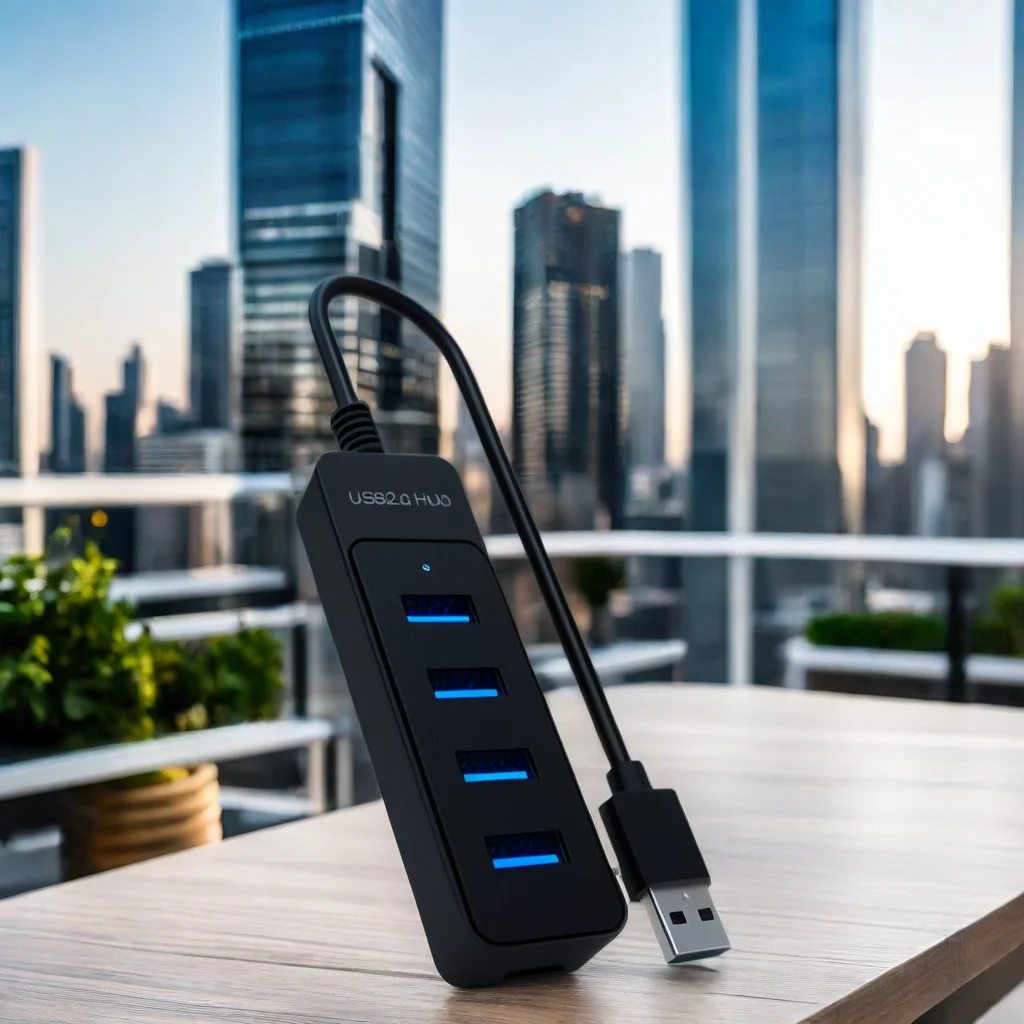 2PCS DTECH Multiport USB A Type C Adapter Docking Station USB 2.0 HUB For Laptop