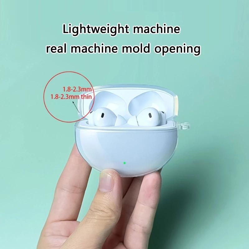 Страннопродажный шок -надежного обертывания для наушников пыльно -надежный корпус для корпуса, стиральный мягкий TPU, усиливает