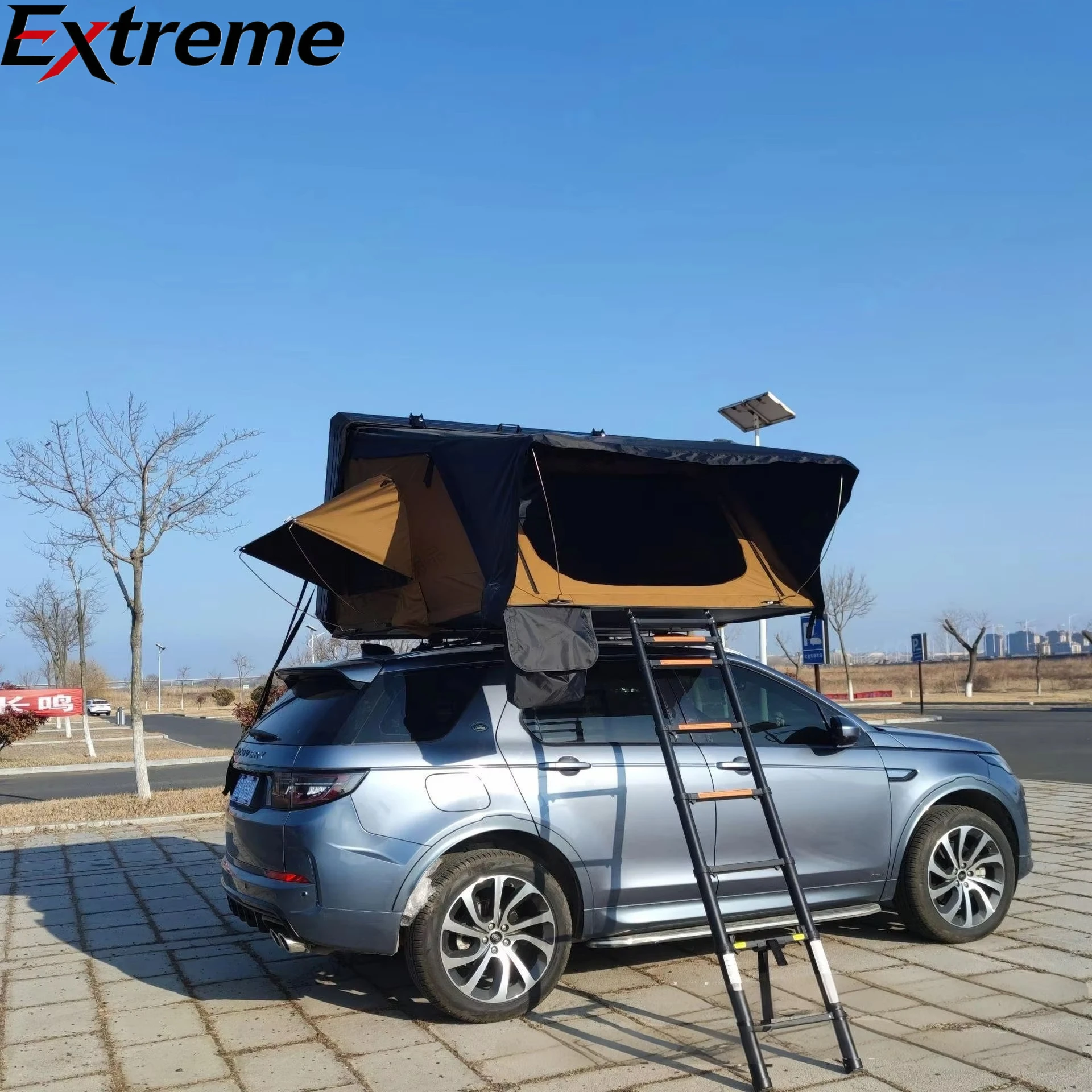 

EXTREME B-2025 XL Hardshell Aluminum Rooftop Tent for Outdoor Camping Heavy Duty Capacity One Bedroom Fold Car Roof Top
