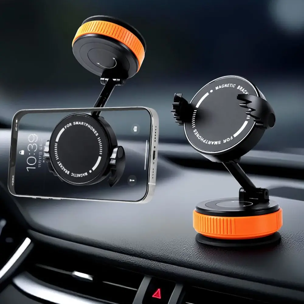 جديد فراغ حامل هاتف السيارة المغناطيسي طوي قابل للتعديل شفط كأس الهاتف جبل 360 ° قوس الامتزاز الدوران سطح أملس #1