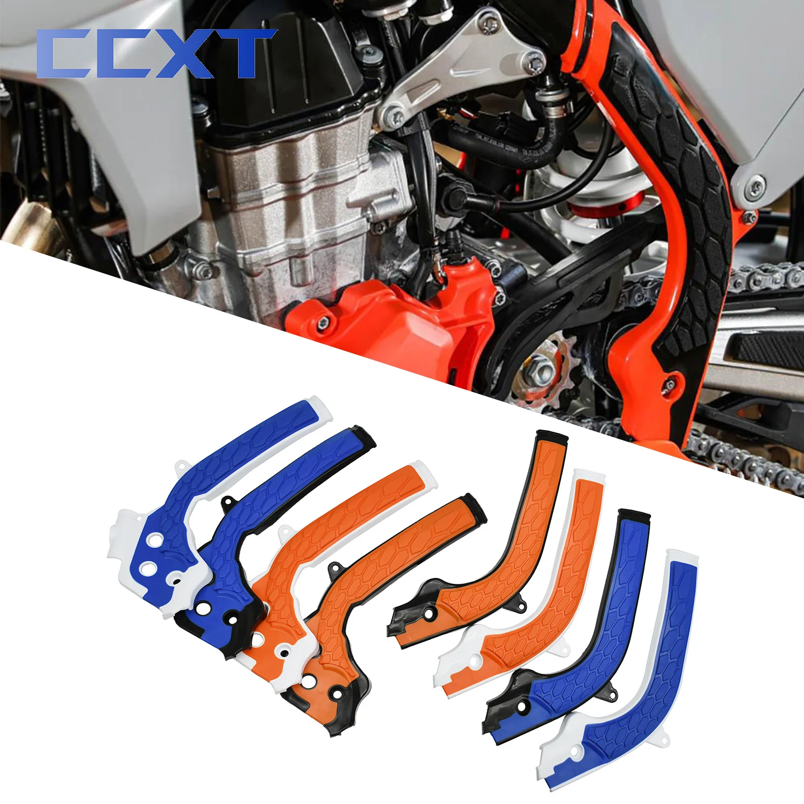 Motorcycle X-Grip Frame Protection Guard Cover For KTM SX SXF EXC EXCF XCW 125 150 250 300 350 450 500 505 2016-2019 Motocross