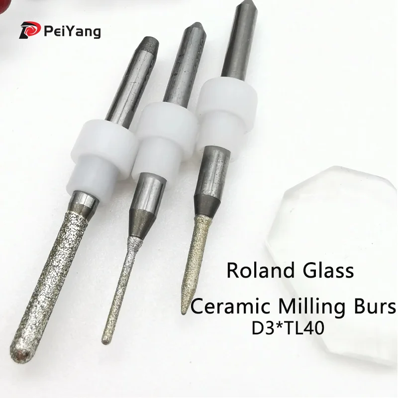 Roland Metal Milling Bur for Glass Ceramic Lithium Emax Dental Lab Cutter - Precision Dental Tools for Lab Use