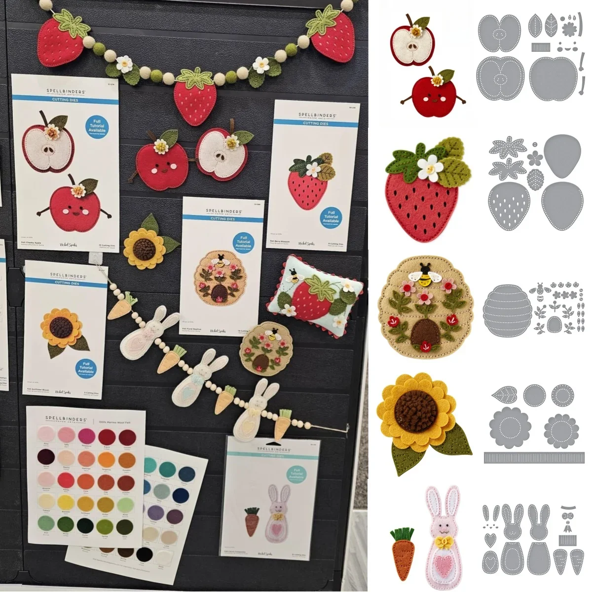 

2025 Stitch Create Carrot Apple Sunflower Berry Bloom Beehive Metal Cutting Dies DIY Making Card Scrapbook Embossed Paper Album