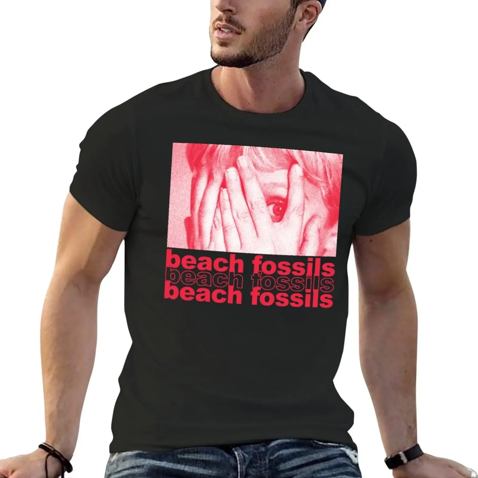 

Beach fossils Surfrock T-Shirt sweat hippie clothes shirts graphic tee men clothing