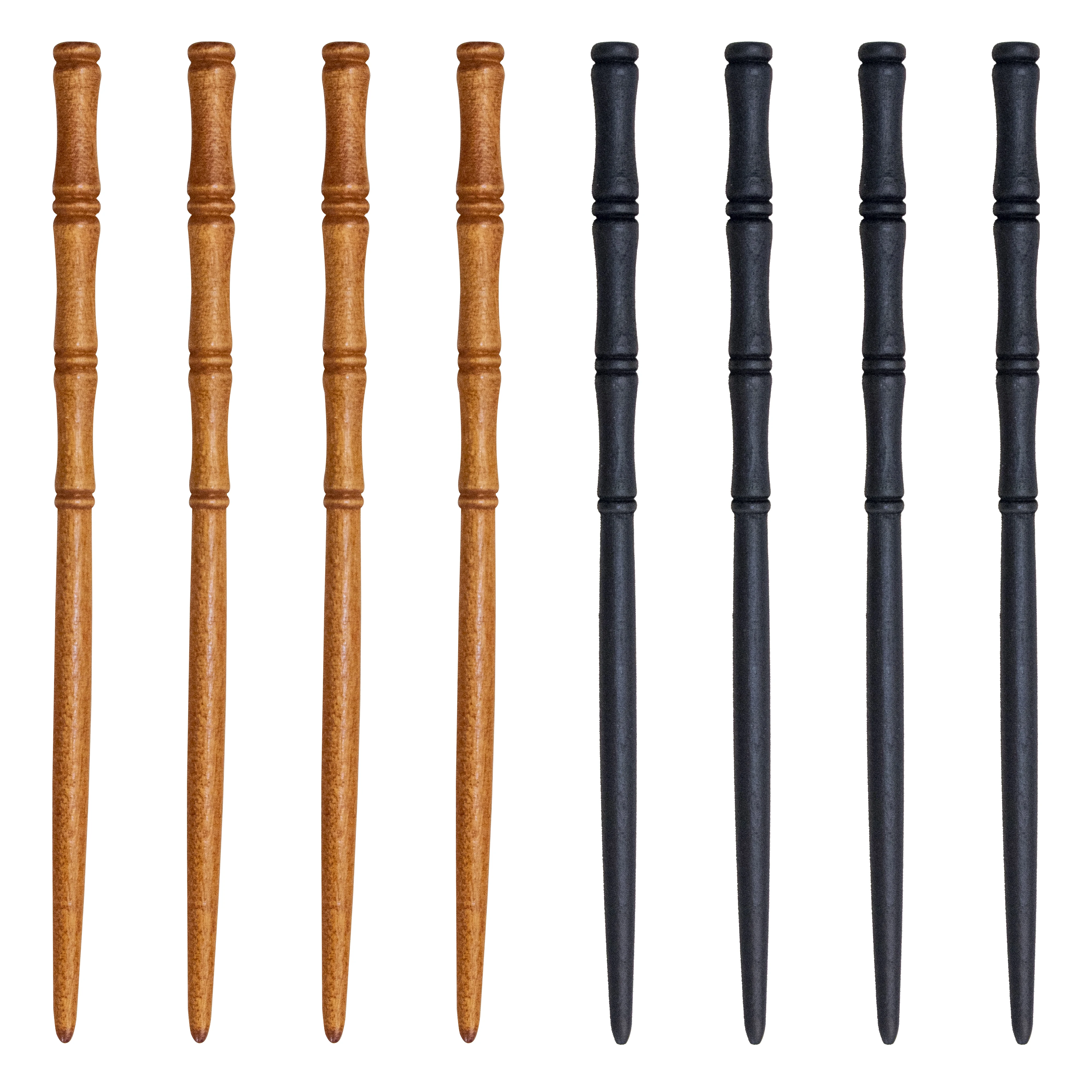 4pcs Stick Hair Clips Pins Women Wood Hair Sticks Natural Chopstick Shaped Hairpin Classic Ethnic Girl Hair Accessories
