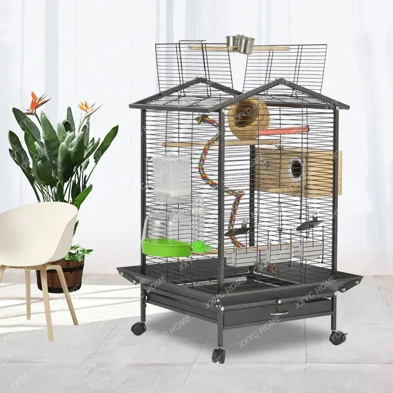 Feeder Bird Cages Lovebird Pigeons Budgie Bird Cages Parakeet Carrying Pet Shelter Maisons Et Habitats Habitat Decorations