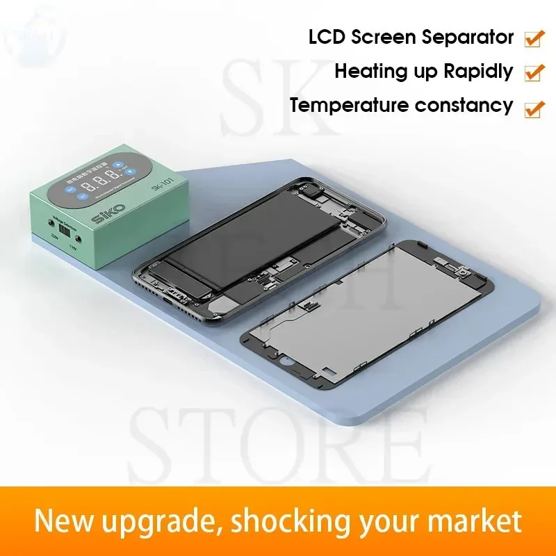 SIKO LCD Screen Separator Touch LCD Screen Separate Machine Pre-heating Pad LCD Screen Separating Opening For IPhone IPad Tablet