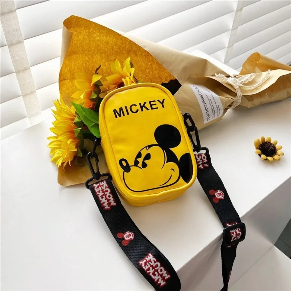 Mickey Mouse Mini-Bolsa Crossbody para Crianças, Anime Periférico, Pacote Dinheiro Zero, Acessório Menina, Presente de Férias, Kawaii, Bonito