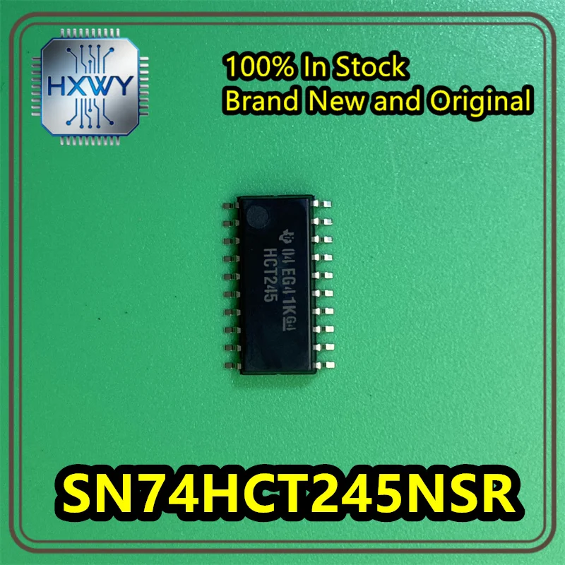 (5/50 Pieces) SN74HCT245 SN74HCT245NSR HCT245 SOP20 Tri-state Output Eight-channel Bus Transceiver Chip. Brand New, Original