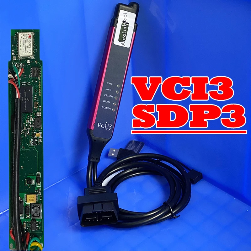 

2026 NEW SDP3 VCI3 SCAN Trucks van Diagnostics AUTO COM OBDII Scanner Programmer for Scan VCI3 Heavy Duty Truck diagnosis Tool