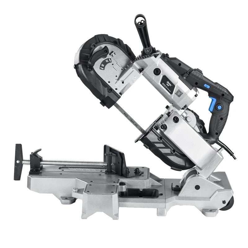 

R2103 Portable Multifunctional Band Saw Machine Handheld Metal Cutting Machine Tool Small Horizontal Saw Machine Stepless Speed