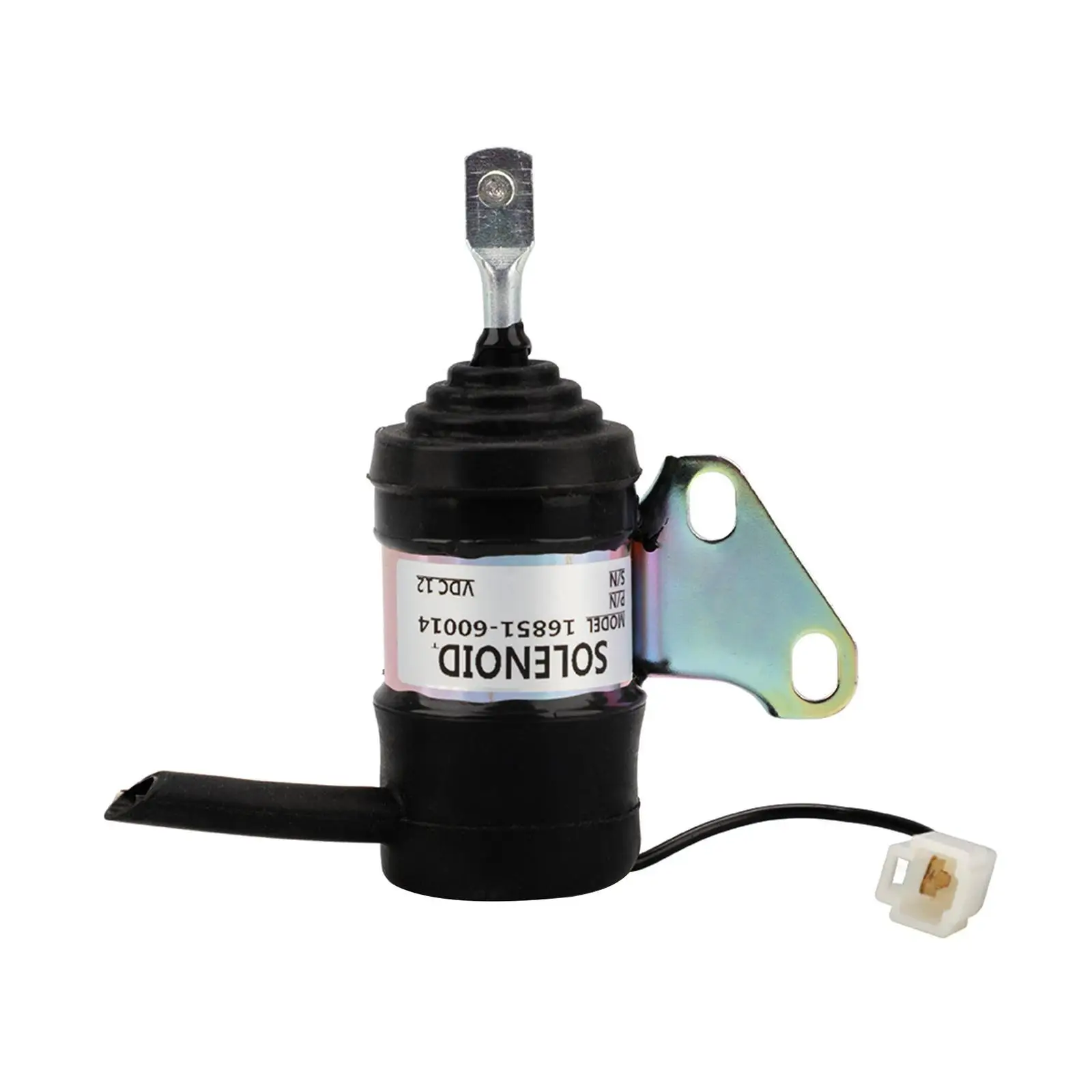 12V Fuel Stop Solenoid Shut Down Valve for Kubota Excavator K0083KTC Tractor BX2230D Mower TG1860