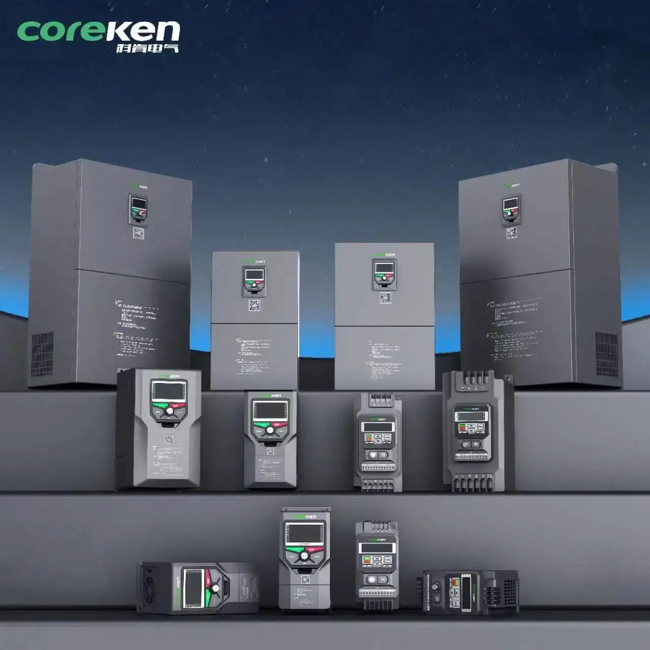 

55kw VFD 3 Phase 380V/400v/415v Variable Frequency Inverter AC drive