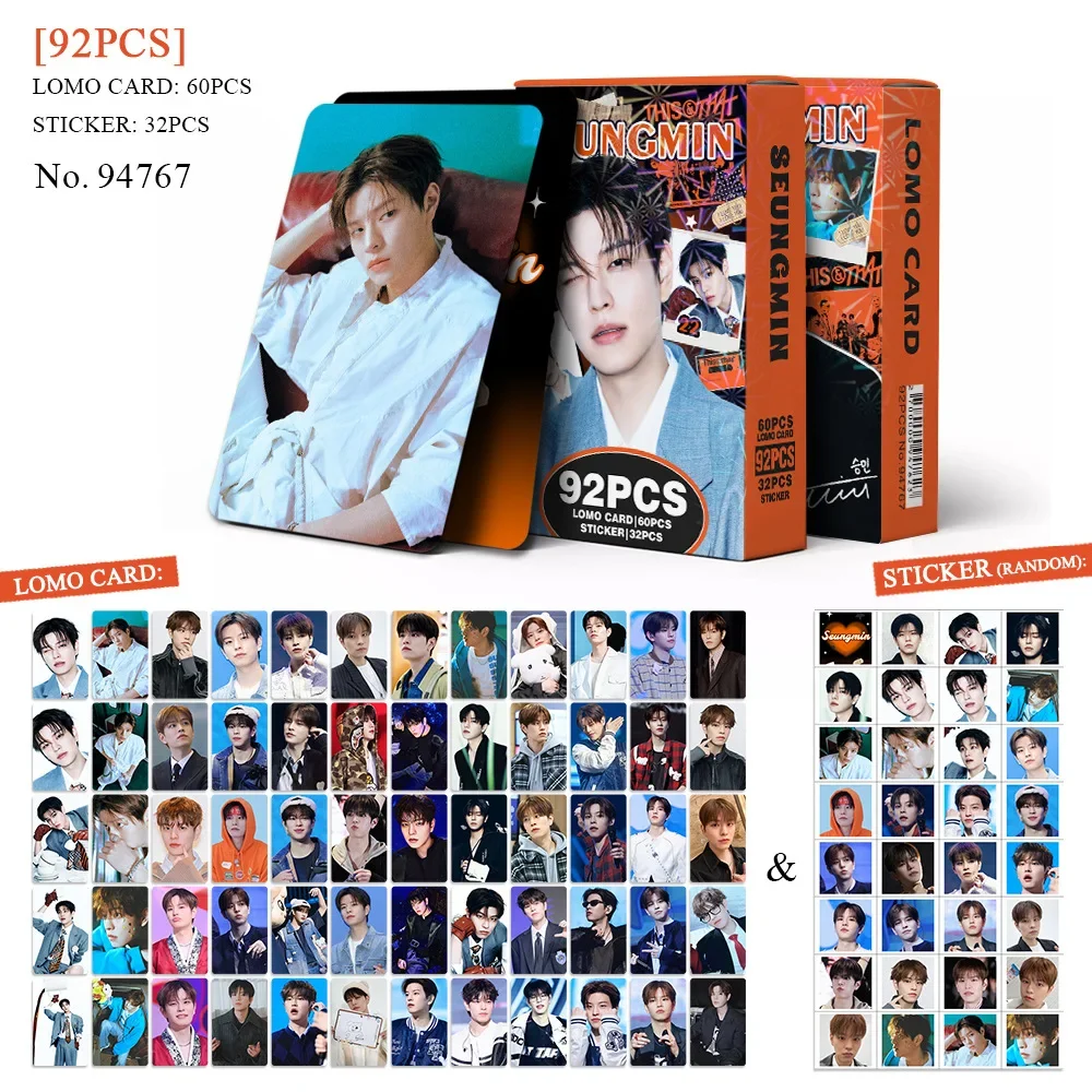 ***92pcs Star Mini Cards Boy Group Mini 10th Album THIS&THAT Merchandise Photo Cards Star LOMO Card Gift