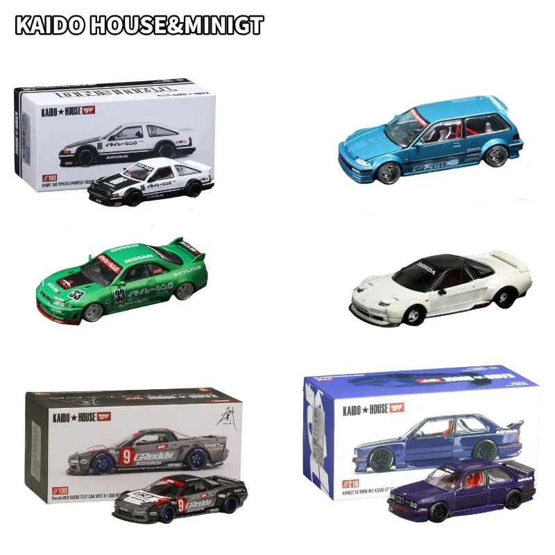 

KAIDO HOUSE & MINIGT 1:64 Honda NSX Cast Alloy Car Model - Boys' Holiday Gift Toy, Adult Collection Decoration Piece.