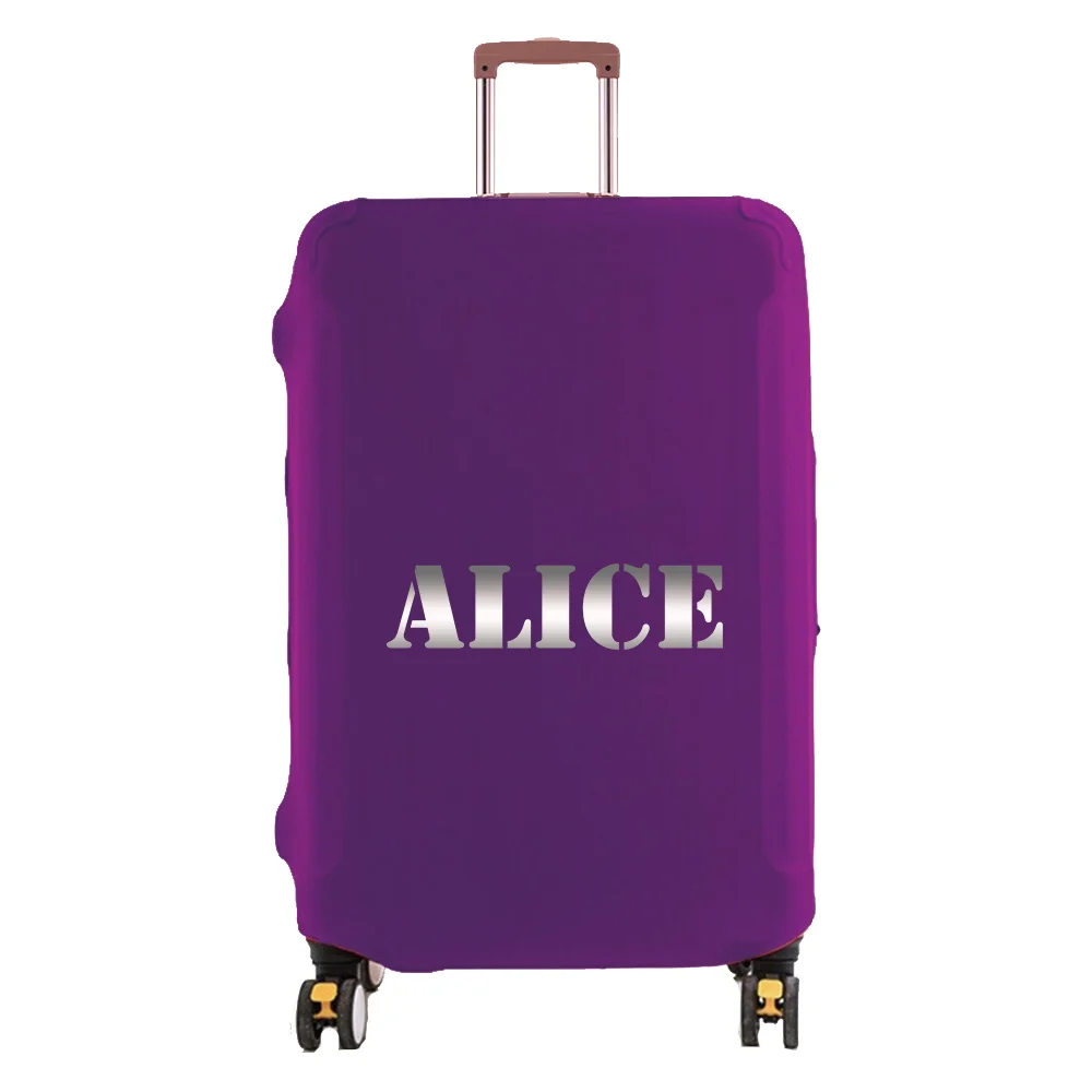 Custodia per bagagli con nome personalizzato Accessori da viaggio da 18-32 pollici Copertura antipolvere resistente all'usura Custodia protettiva con opzioni di stile multiple
