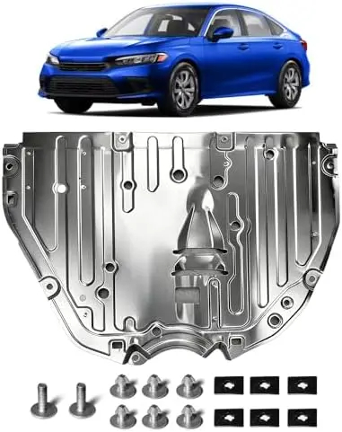 

Защита картера двигателя для Civic 2022-2024 | Серебристые передние крепления на болтах | OEM 74111T20A0